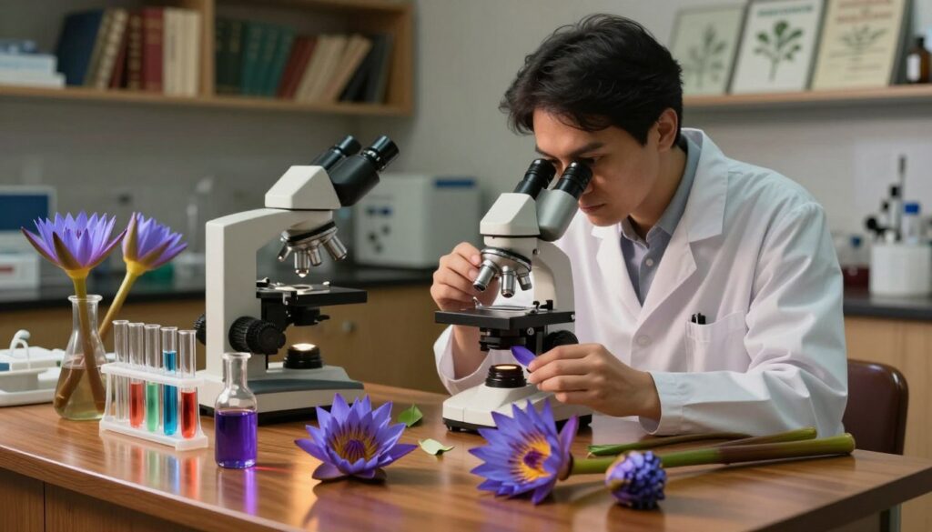 Scientific research on Blue Lotus properties